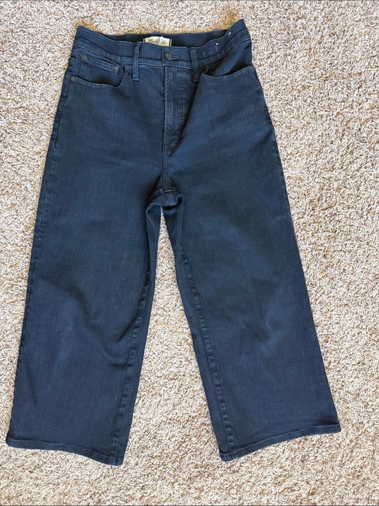 Madewell Denim - Madewell wide leg cropped jean